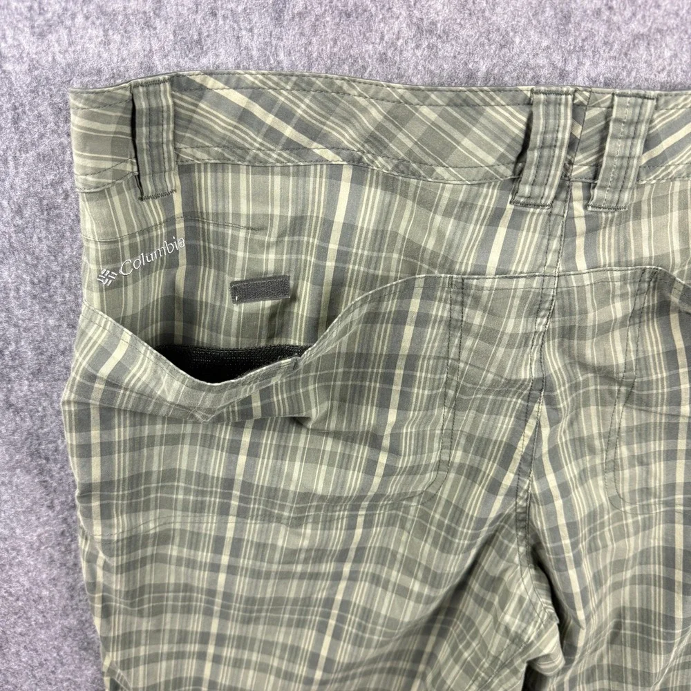 Columbia Omni-Wick Green Plaid Cargo Shorts Mens 40 Hiking Outdoor AM4083 - Picture 12 of 12
